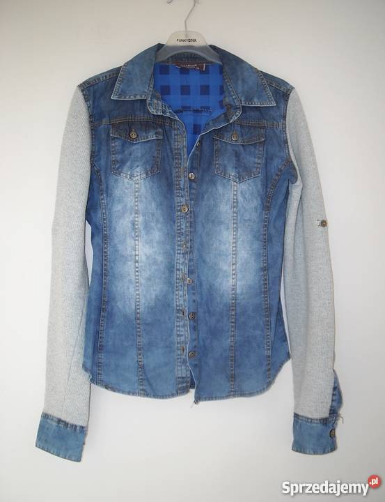 koszula jeansowa szare rękawy s Lubartów