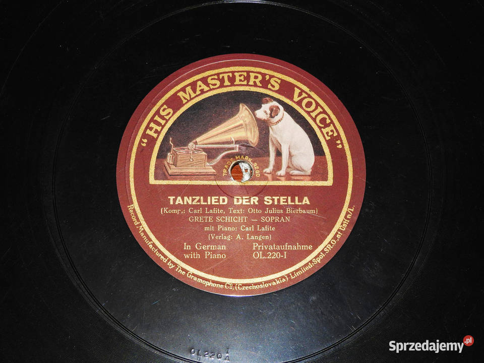 Płyta winylowa His Masters Voice OL219I Przemyśl