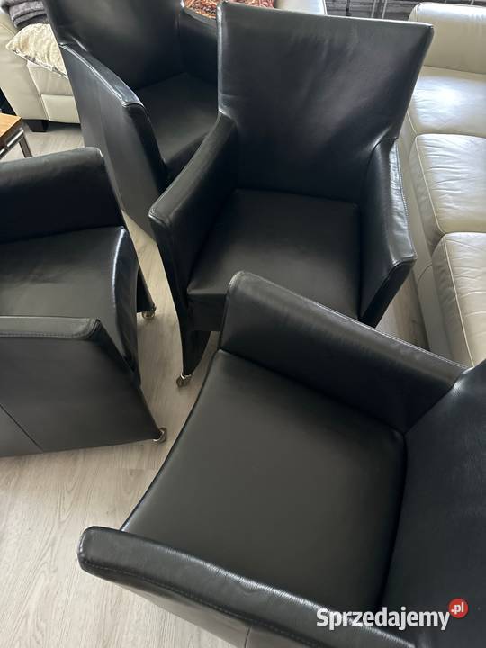 Fotel skórzany 4 Bert Plantagie sygnowany Fotele Długopole Dolne
