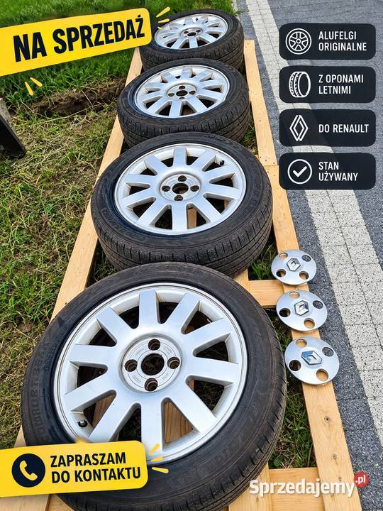 Koła aluminiowe Renault 16 opony letnie 20550 Międzyrzecze