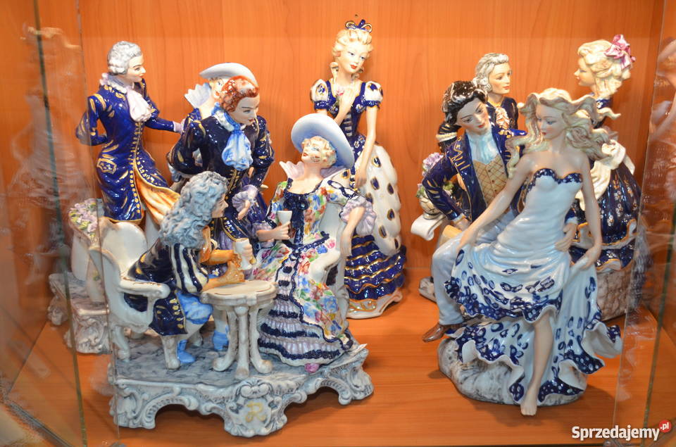 Figurka Porcelana reg Alba Iulia Rumunia koronki Porcelana i szkło Środa Wielkopolska