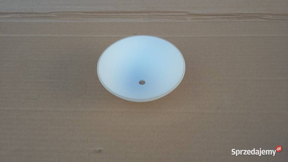 Klosz do lampy miseczka biały otwór 10mm mazowieckie Warszawa