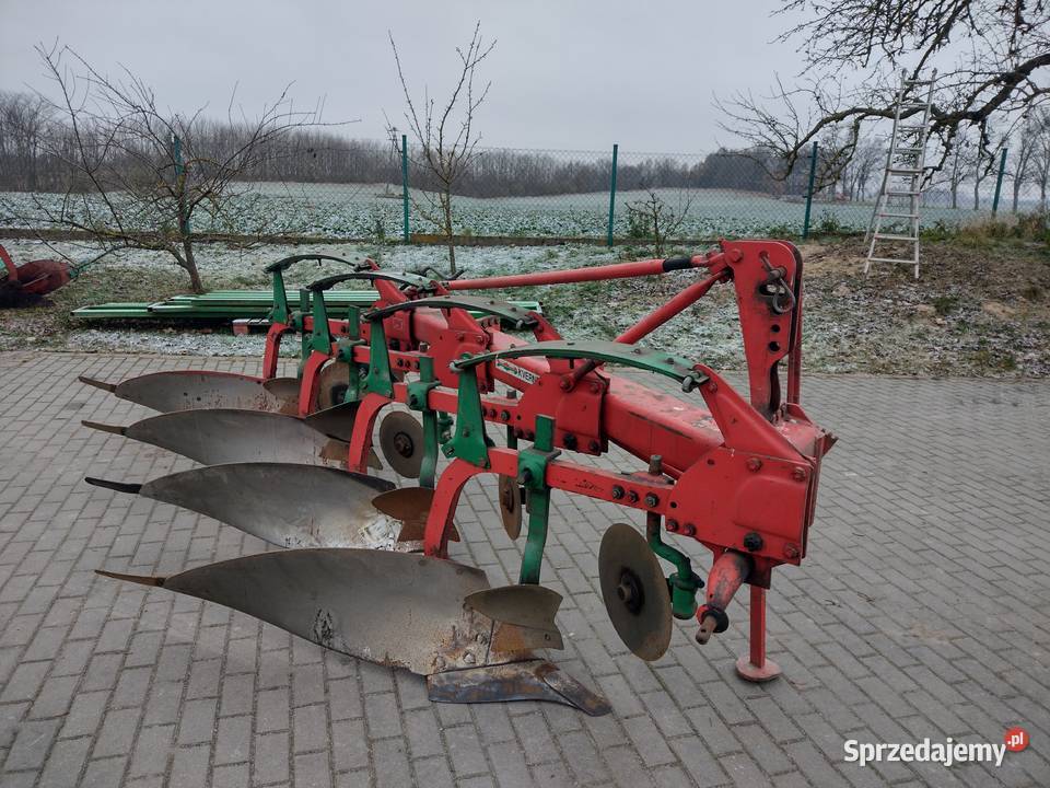 Pług 4skibowy zagonowy kverneland zabezpieczenia kujawsko-pomorskie Sośno