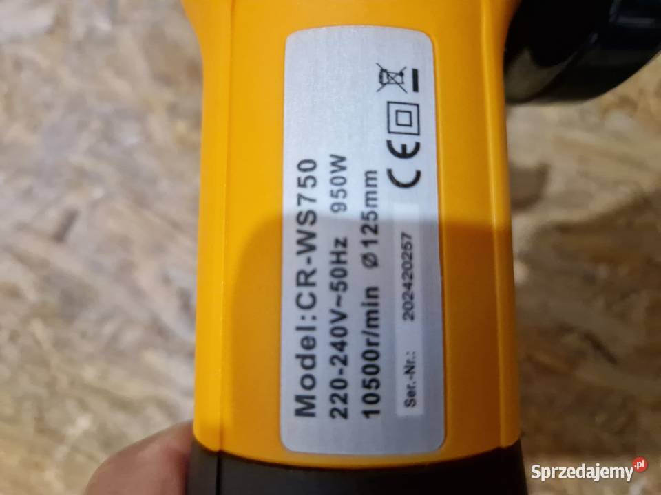 CRAMP WS750 SZLIFIERKA KĄTOWA 950W 125MM