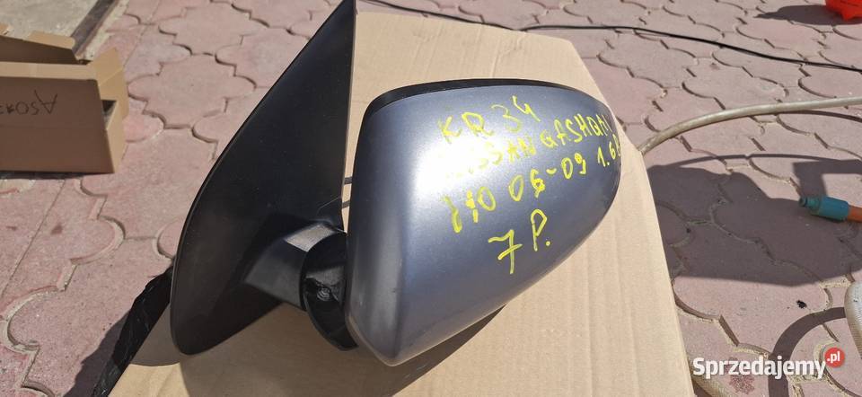 Lusterko nissan qashqai J10 7 pineltrycznie Goraj