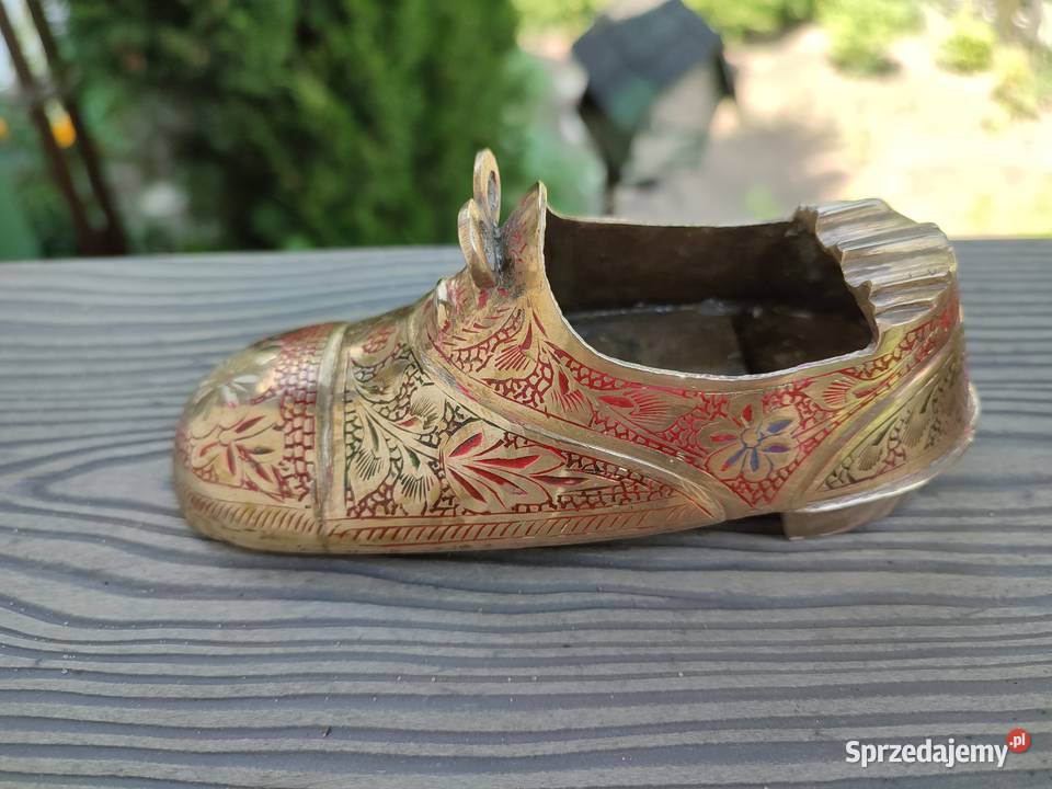 Popielniczka mosiężna but Bydgoszcz