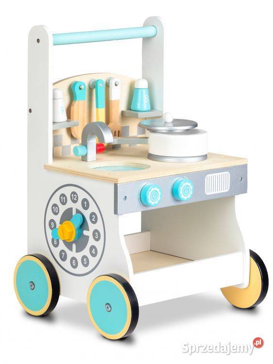Drewniana kuchnia pchacz wózek dzieci Ecotoys Bielsk Podlaski