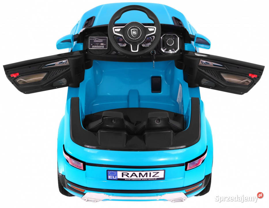 Autko Rapid Racer elektryczne dzieci Niebieski Łopuszno