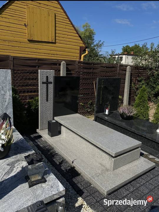 Granitowe POMNIKI NAGROBKI Produkcja Montaż Ostrów Wielkopolski sprzedam