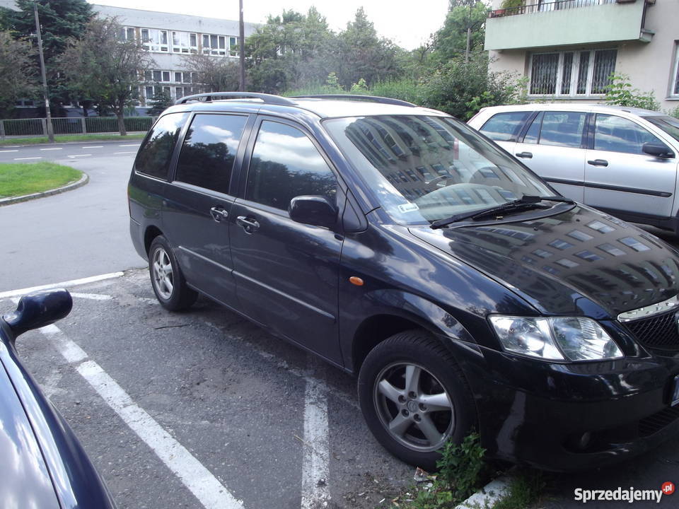 Mazda Mpv 7 osobowa welurowa tapicerka MPV mazowieckie Warszawa