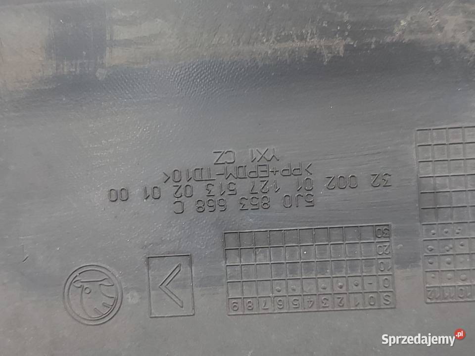 SKODA FABIA II LIFT zderzak przód 5J0807221 Kielce