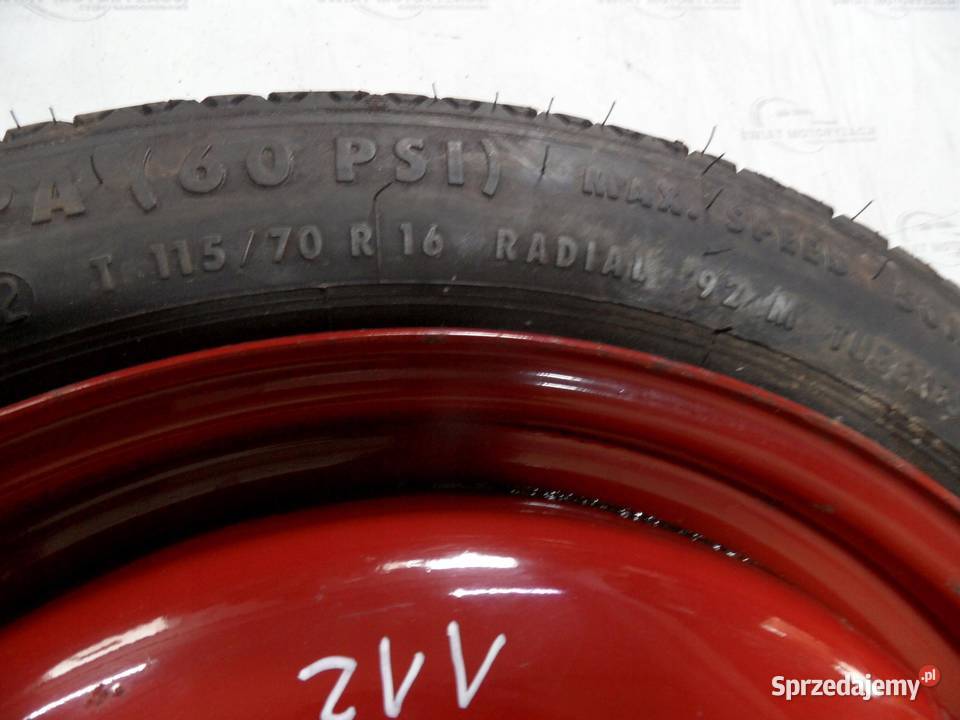 SAAB 95 93 95 I koło dojazdowe 1157016 92M 5x110