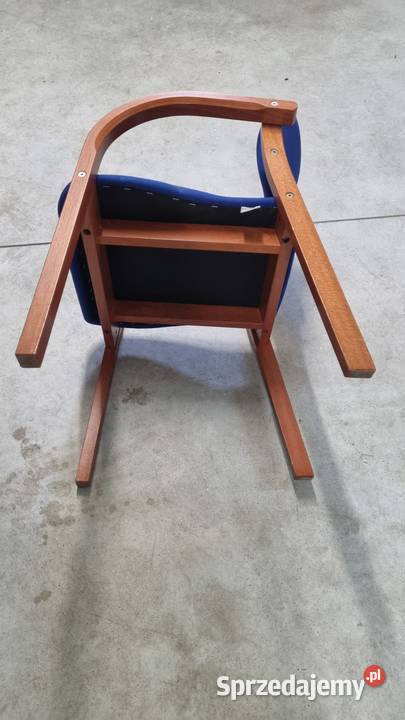 krzesło drewniane z oparciem biurowe Bolesławiec