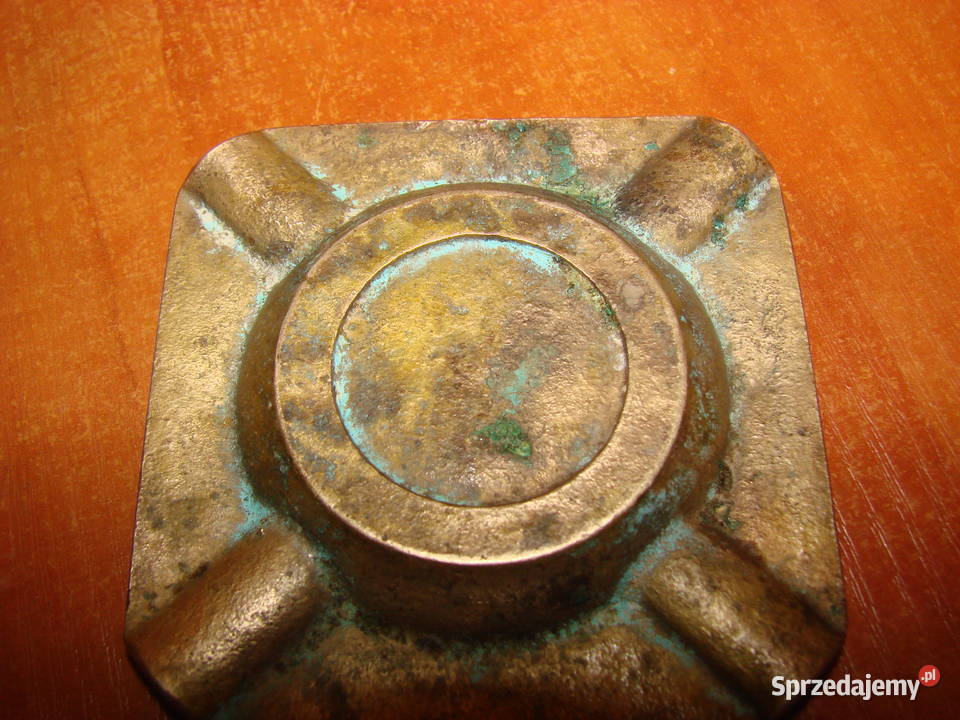 Parthenon pamiątkowa stara mosiężna popielniczka sprzedam