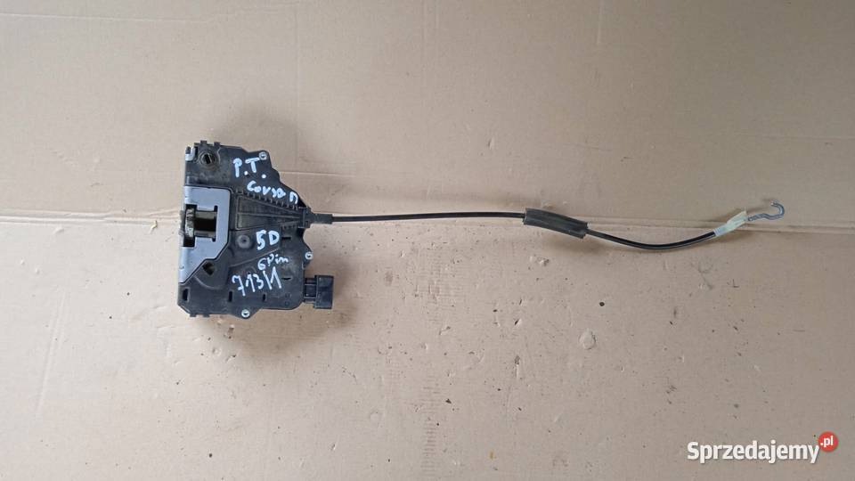 OPEL CORSA D ZAMEK DRZWI TYŁ PRAWY 6PIN