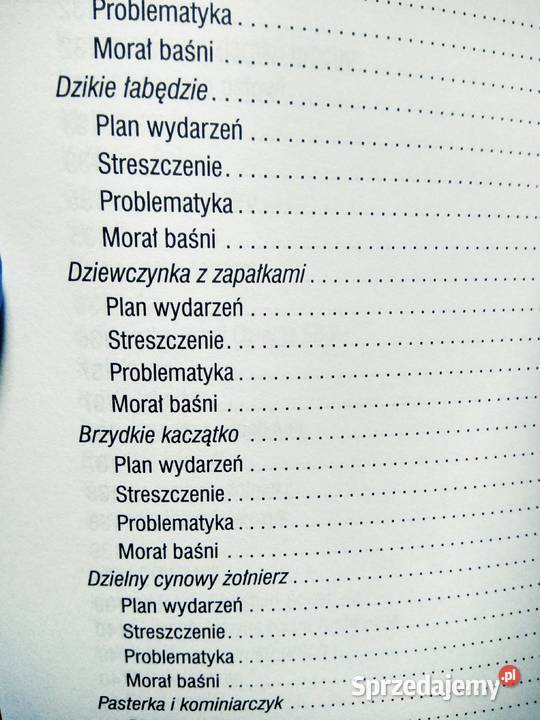 Baśnie Andersena edukacja wczesnoszkolna książki Antykwariat Warszawa