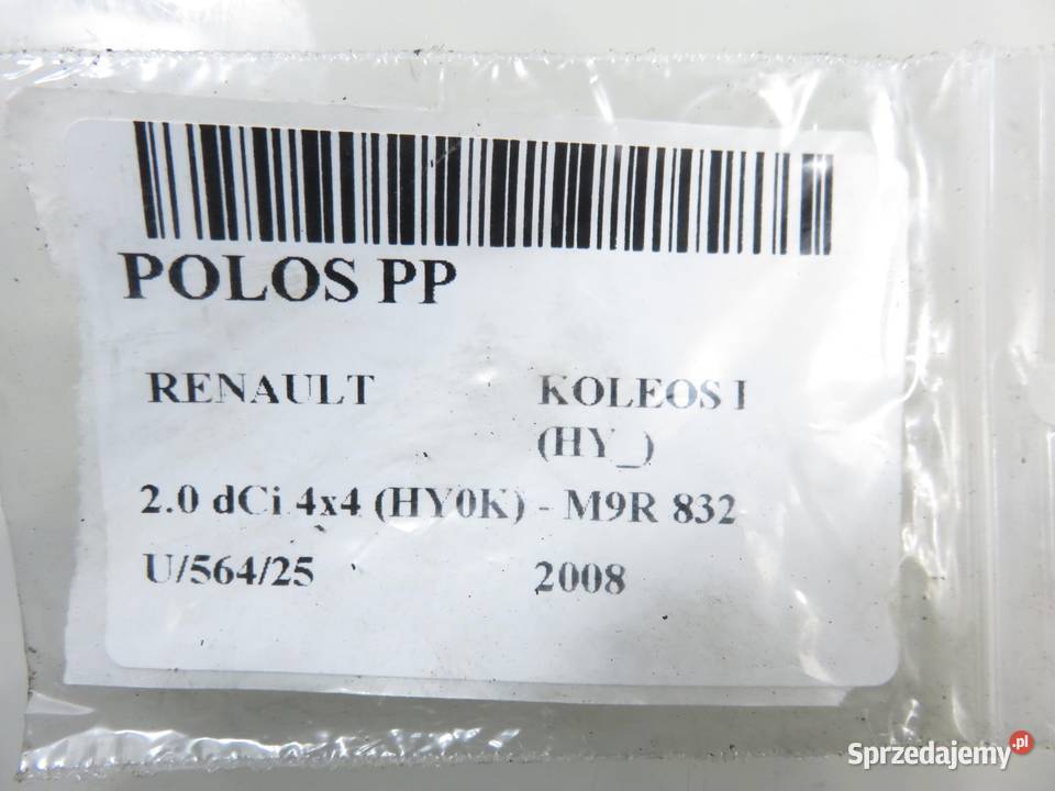 PÓŁOŚ LEWA PRZEDNIA RENAULT KOLEOS I 20 dCi 4x4 małopolskie sprzedam