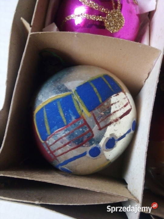 stare szklane bombki vintage PRL Częstochowa sprzedam