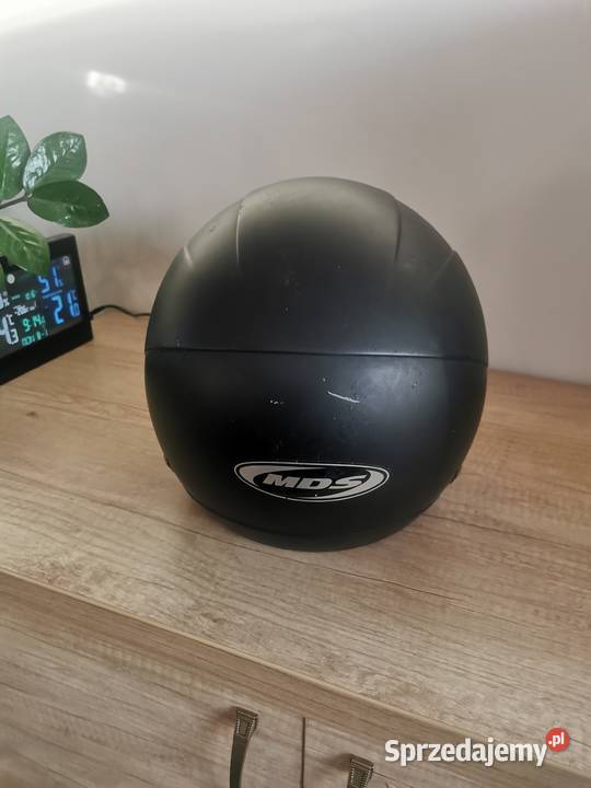 Kask otwarty orzeszek MDS Sonic M czarny Mat Kaski
