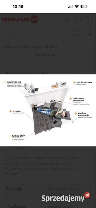 Półkotapczan 140x200 Warszawa