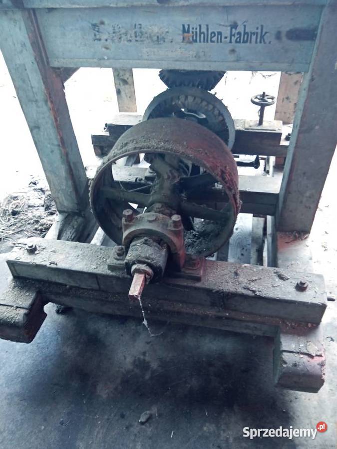 Młyn żarnowy do zboża niemiecki 1910r