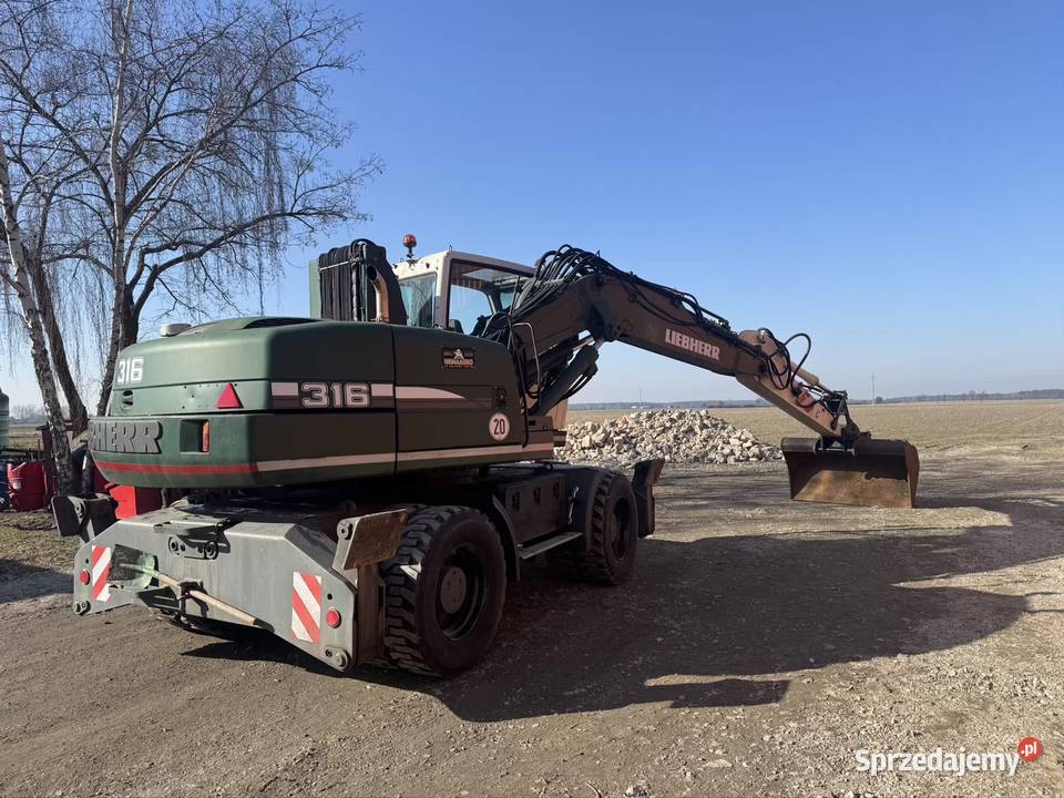 Liebherr a316 litronic industrie podnoszona nieuszkodzony Pleszew