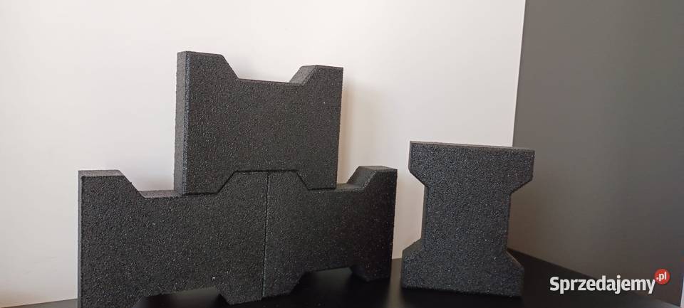 Kostka Behaton Gumowa Czarna Prosto Producenta