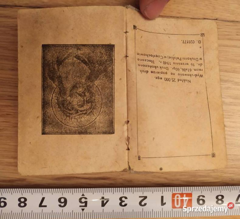 180 MODLITEWNIK Z 1948 ROKU Łódź