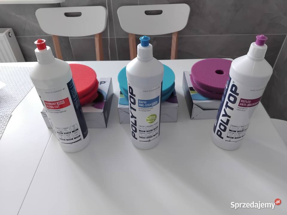 Polytop Detailing Mega zestaw 3 Pasty polerskie Mleczka i pasty polerskie