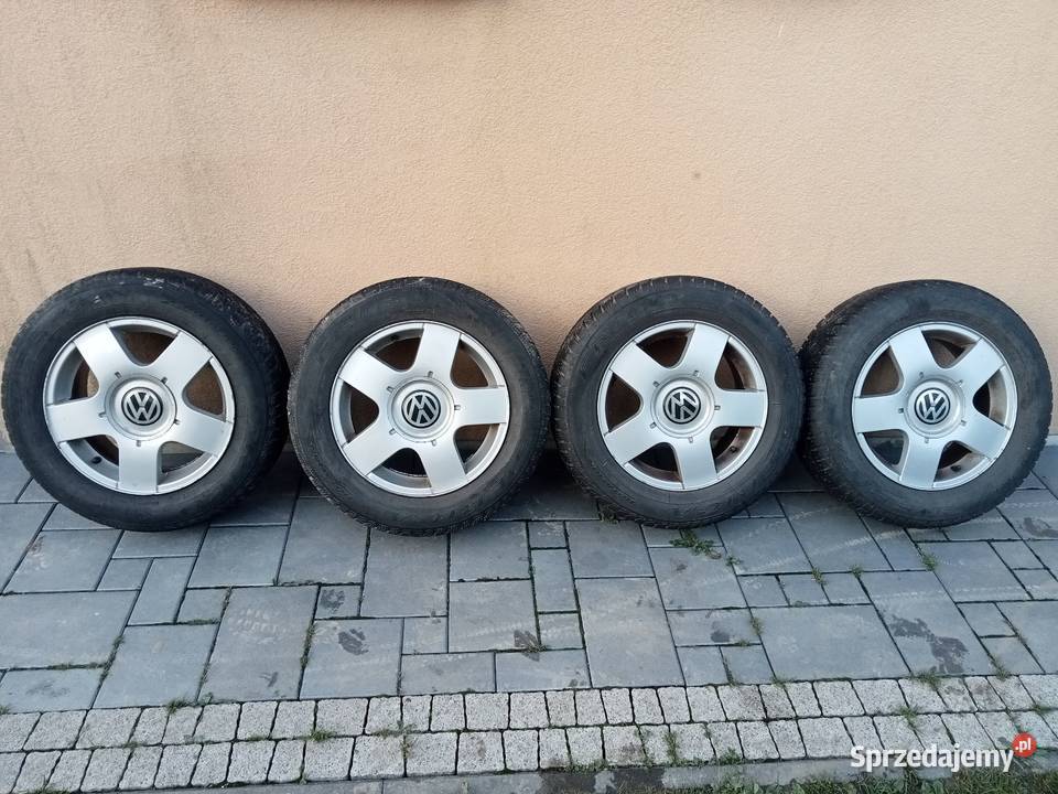 Oryginalne koła aluminiowe z oponami zimowymi sprzedam