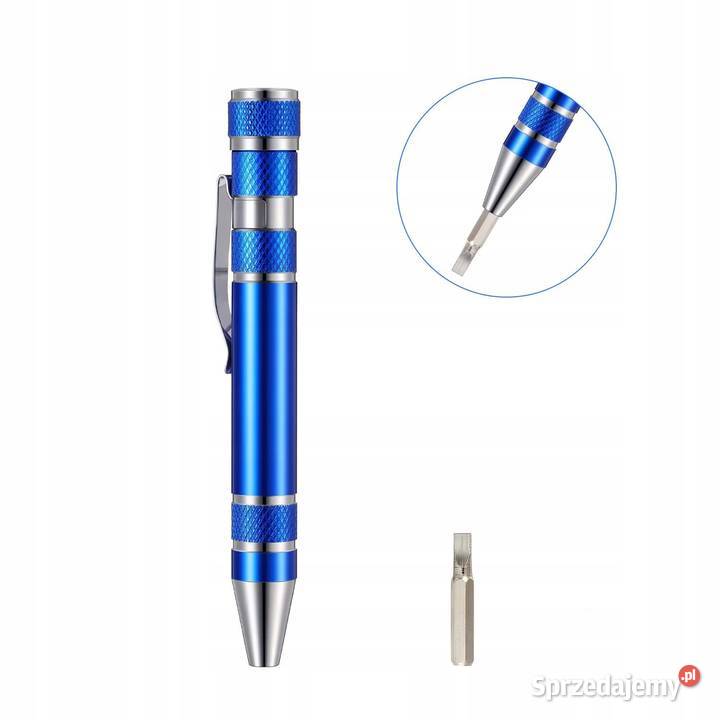 Wkrętak Kieszonkowy Aluminiowy 8 Bitów do Śrubokręty i wkrętaki małopolskie