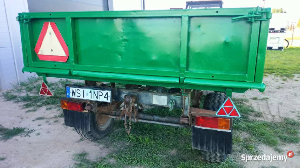Przyczepa wywrotka METALCHEM KOŚCIAN D732 z 1987 nieuszkodzony Łuków