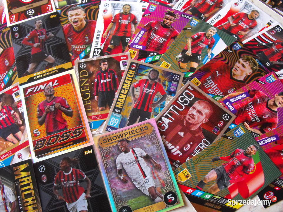 AC MILAN zestaw 51 kart piłkarskich BEZ POWTÓREK Pozostałe Mykanów