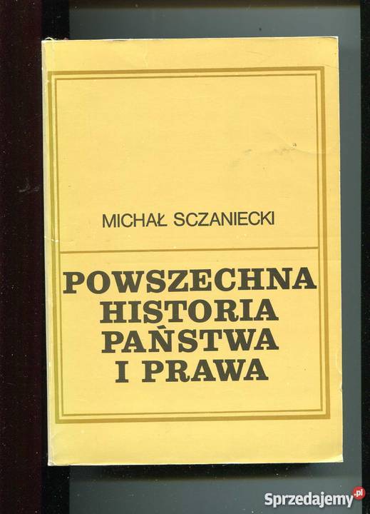 Powszechna historia państwa i prawa Szczecin