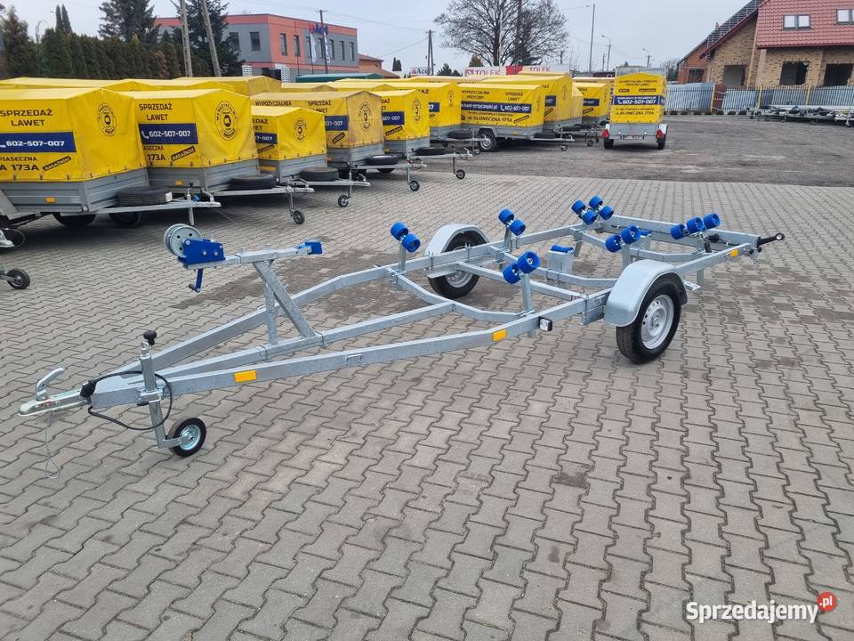 Przyczepa podłodziowa lekka pod ponton łódkę Lesznowola