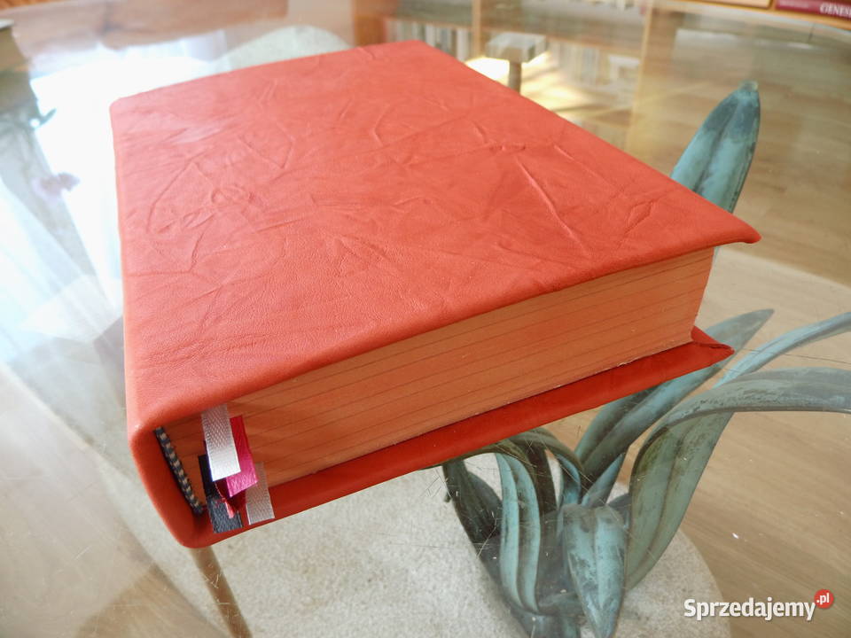 Książka kucharska Prezent Oprawa skórzana Karty