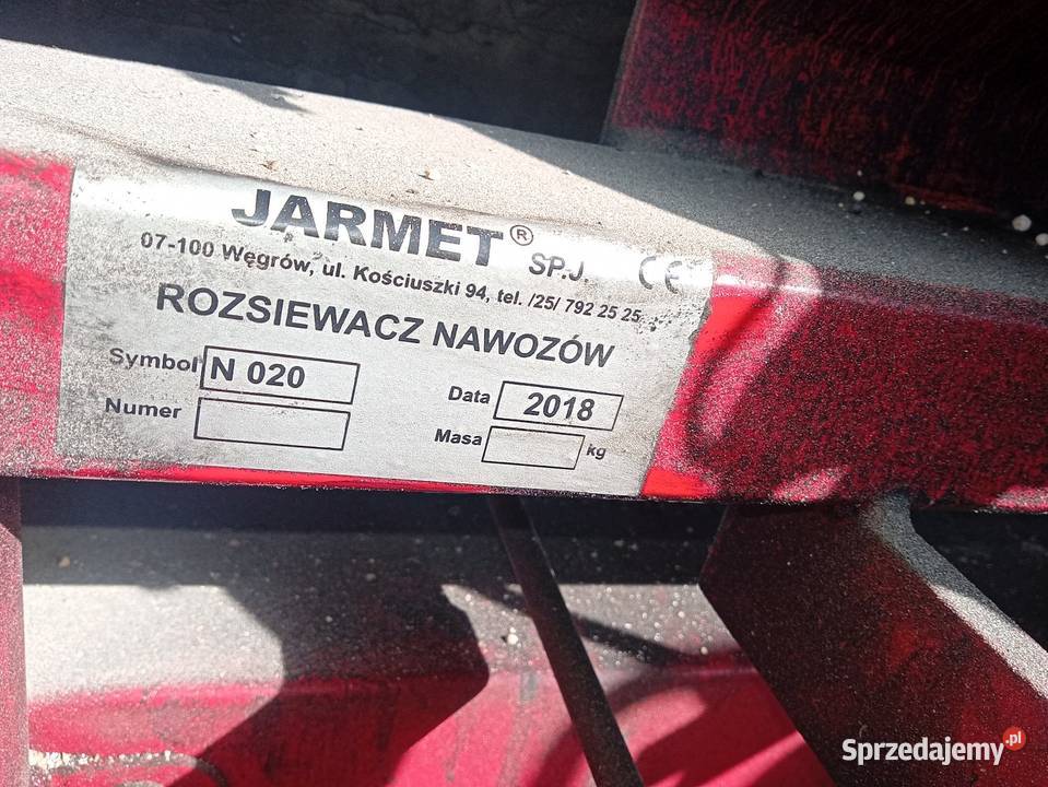 Rozsiewacz nawozów JARMET Łowicz