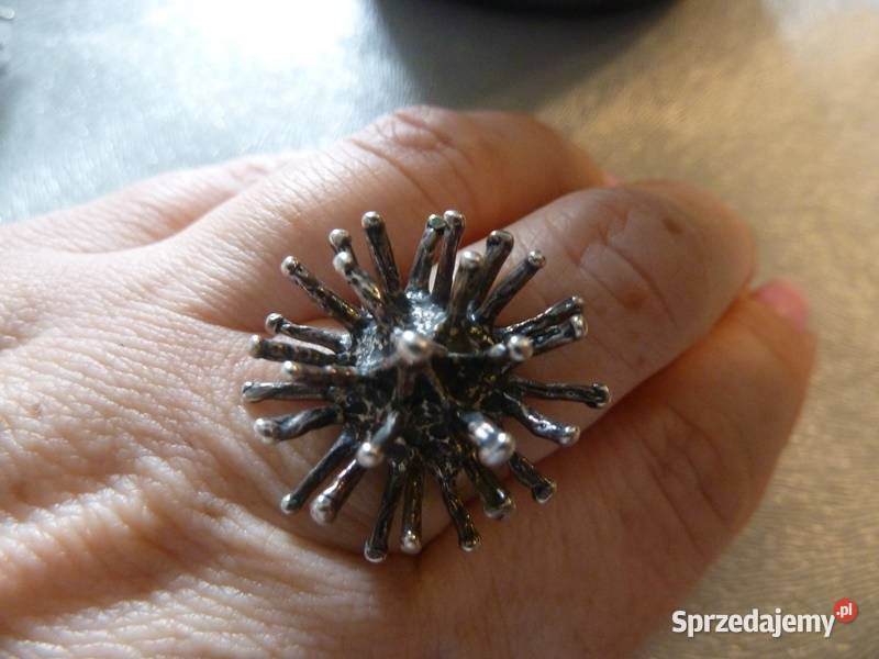 pierścionek srebrny jeżyk Radom