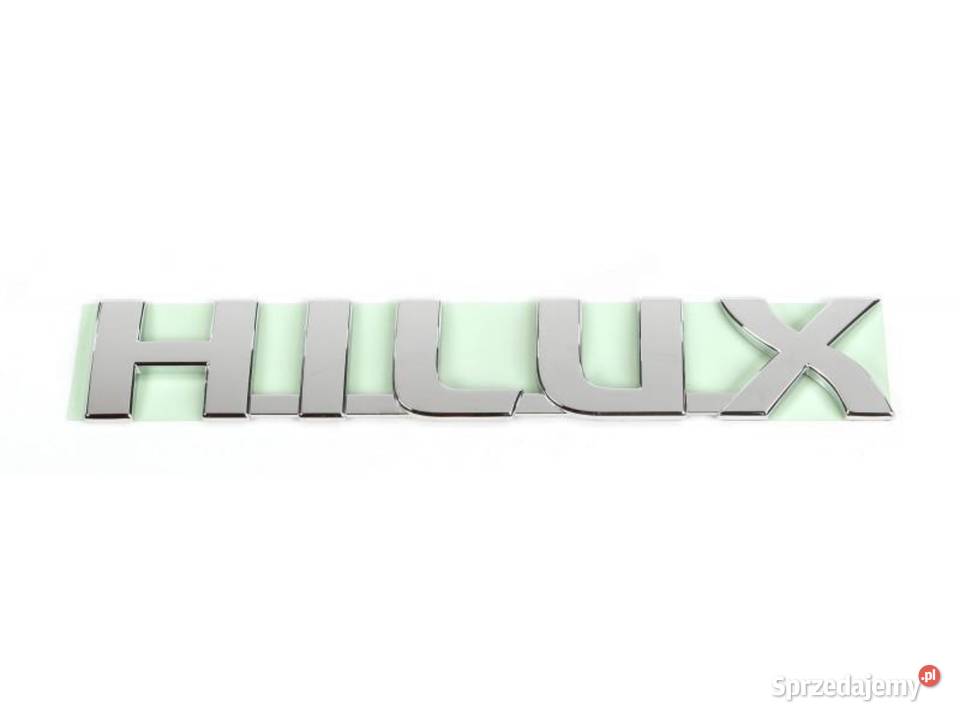 TOYOTA Hilux Chromowany emblemat tyl HILUX