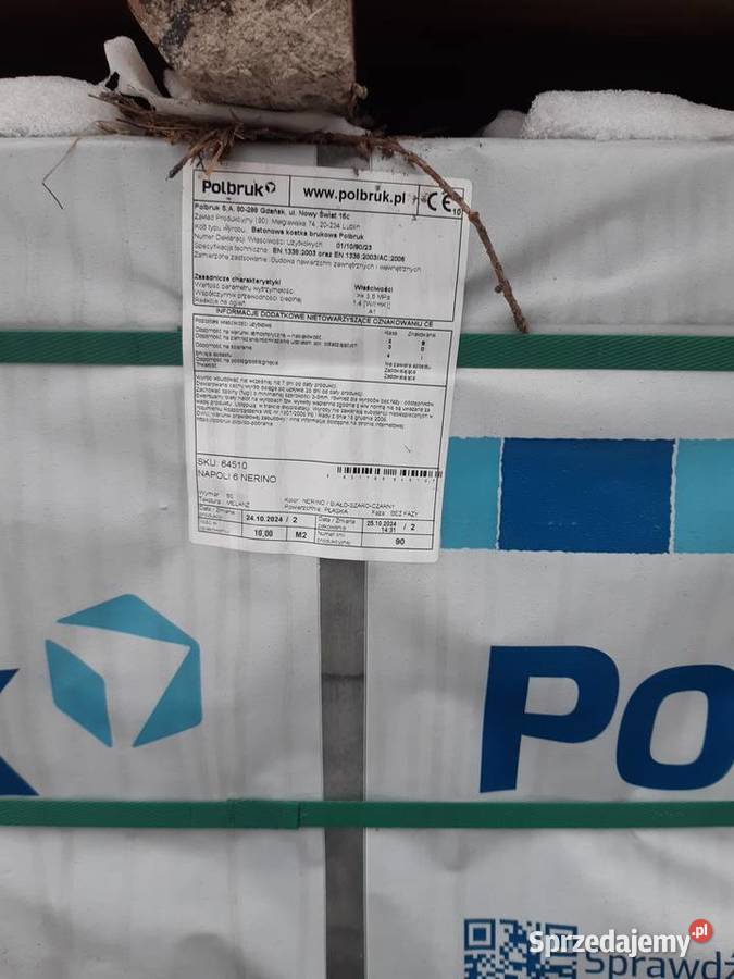 Kostka brukowa gr 6 Napoli Nerino Polbruk Łęczna