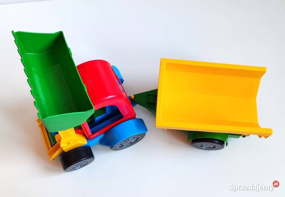 Nowy traktor ładowarka z przyczepą Wader Katowice