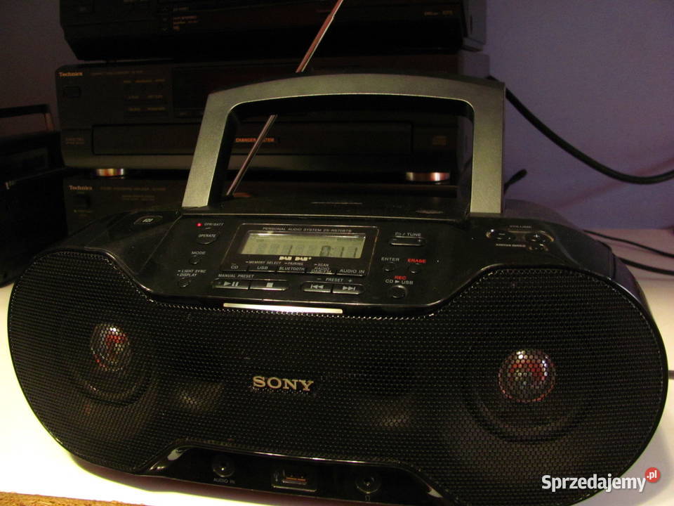 Radioodtwarzacz Sony ZSRS70BTB CDMP3audio INUSB Łódź