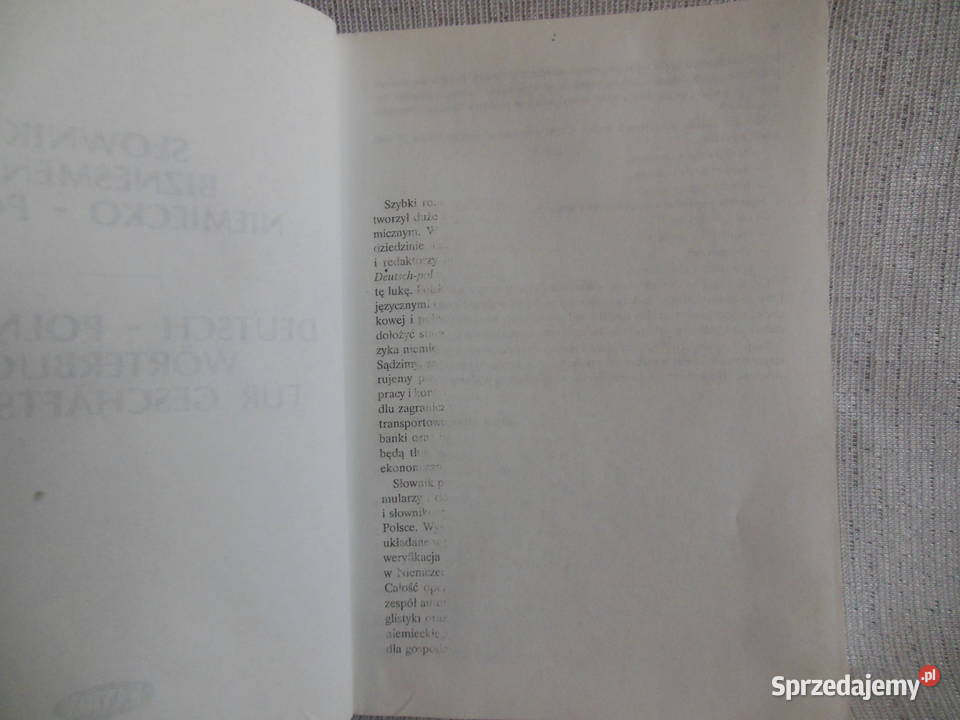 Słownik biznesmena niemiecko polski Kielce