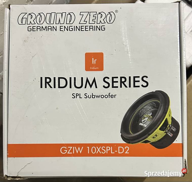Ground Zero GZIW 10XSPL D2BR 700W subwoofer 25 250 mm Warszawa