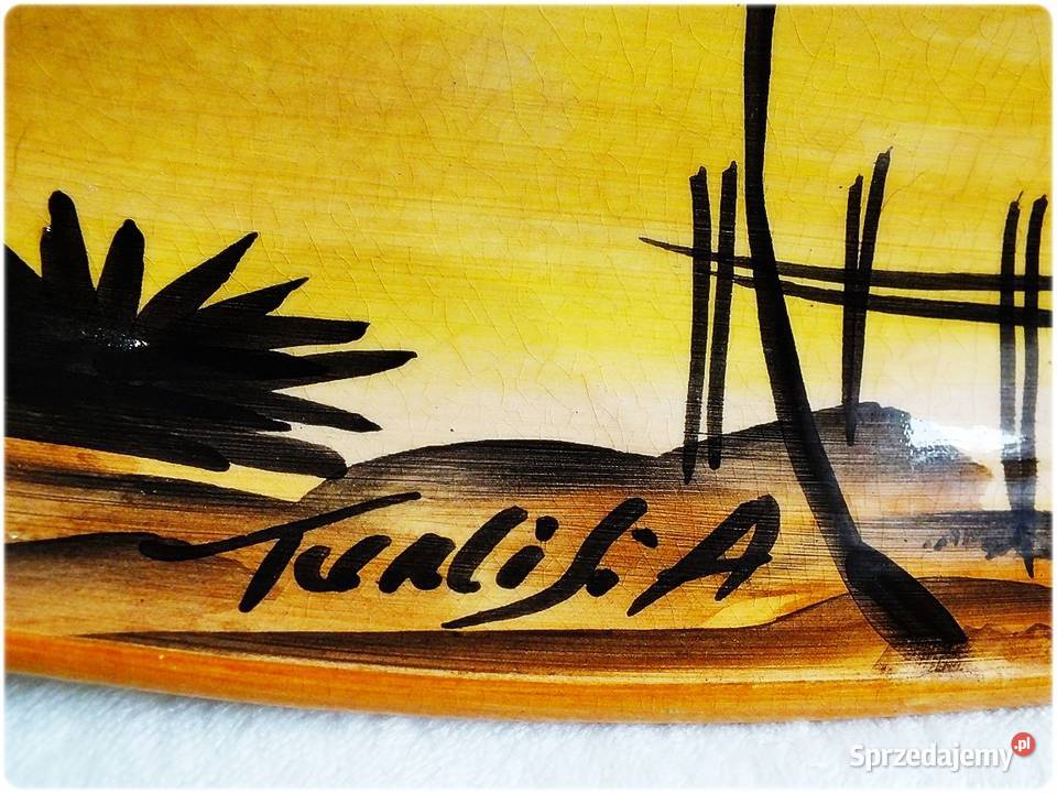 Duży Talerz 40 Patera seria Nie ma wody na wielokolorowy Żary