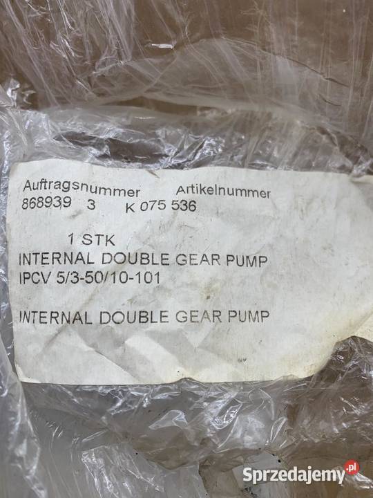 Voith IPC 550 101 IPV 310 Double Pump Warszawa