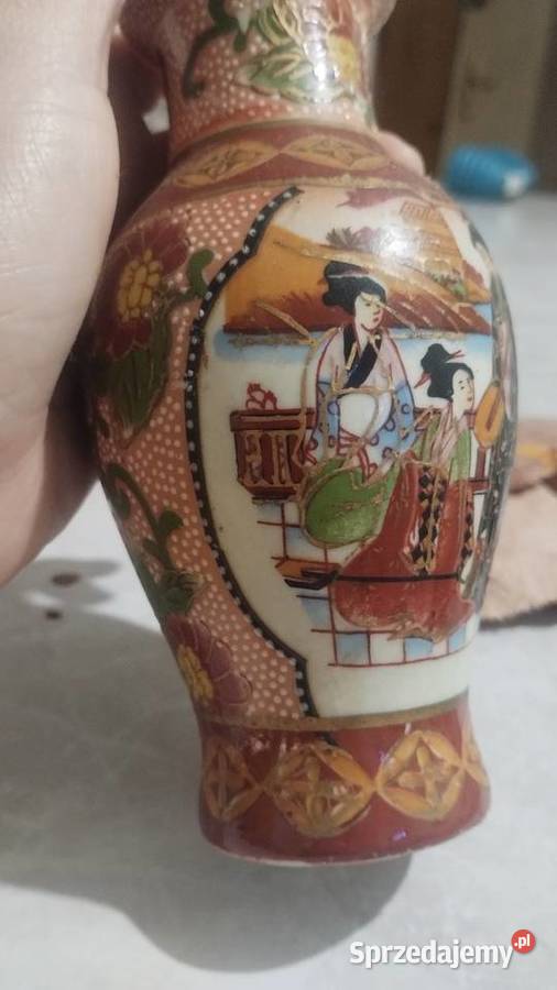 Stary japoński wazon Długie