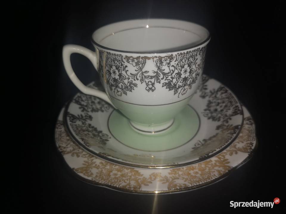Filiżanka z talerzykiem DIAMOND ENGLAND pomorskie sprzedam