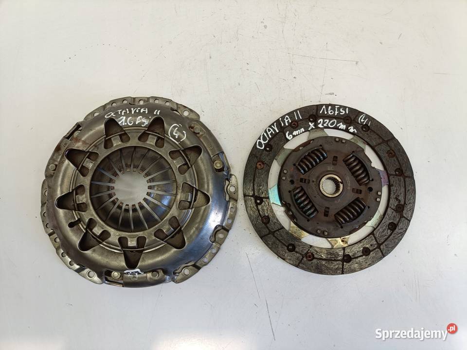 Skoda Octavia II 16 FSI DOCISK TARCZA sprzęgło osobowe Rudka