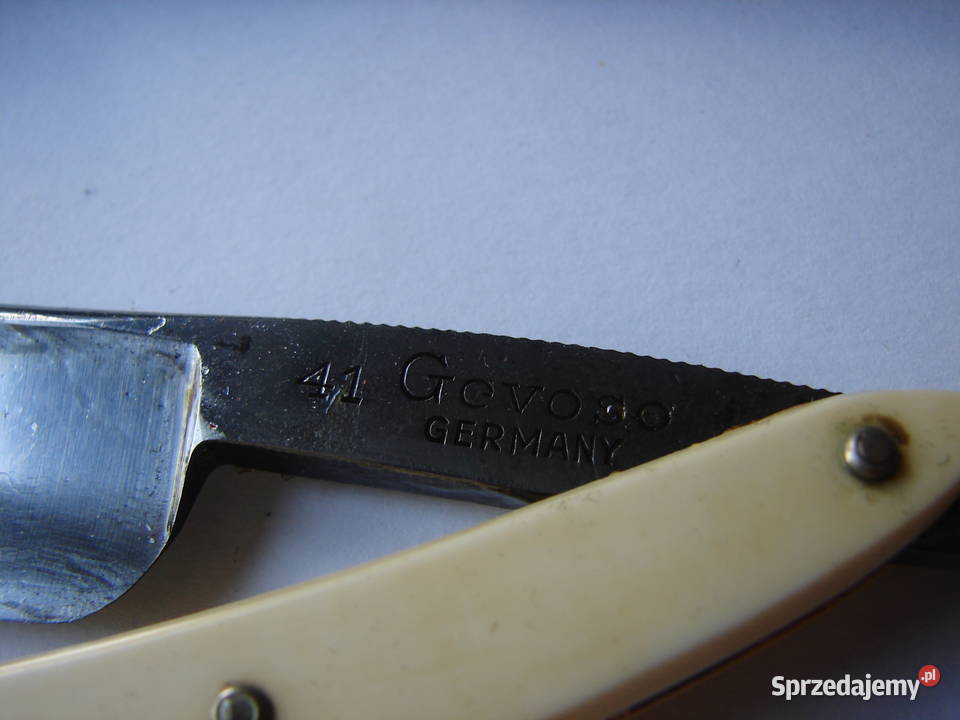 Stara brzytwa Gevoso Germany 41 ładny stan